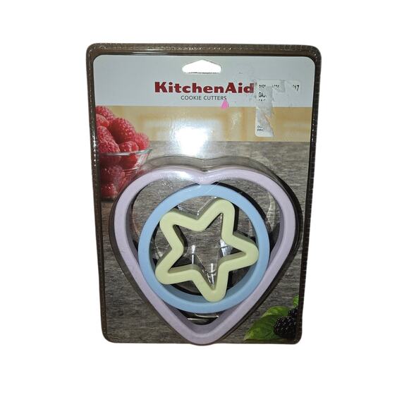 KitchenAid Multi Color Cookie Cutters Pastels - Picture 1 of 2